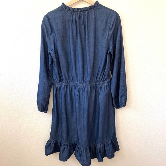 Draper James Chambray Popover Dress - Picture 8 of 10